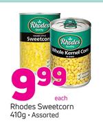 Rhodes Sweetcorn Assorted-410g Each