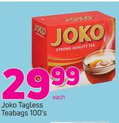Joko Tagless Teabags-100's Each