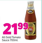 All Gold Tomato Sauce-700ml