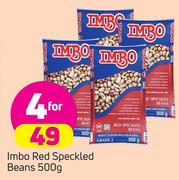 Imbo Red Speckled Beans-4 x 500g