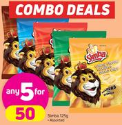 Simba Assorted-5 x 125g