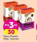 Pakco Masala Assorted-3 x 100g