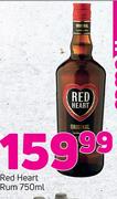 Red Heart Rum-750ml