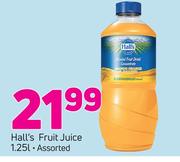 Hall's Fruit Juice Assorted-1.25Ltr