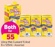 Ultra Mel Custard-1Ltr & 6 x 125ml-Both For