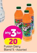 Fusion Dairy Blend Assorted-3 x 1Ltr