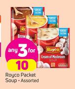 Royco Packet Soup Assorted-For 3