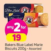 Bakers Blue Label Marie Biscuits Assorted-2 x 200g