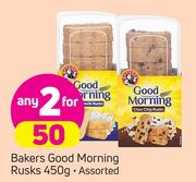 Bakers Good Morning Rusks Assorted-2 x 450g