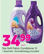Sta Soft Fabric Conditioner Assorted-2Ltr Each
