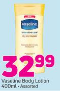 Vaseline Body Lotion Assorted-400ml