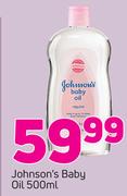 Johnson's Baby Oil-500ml
