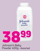 Johnsons Baby Powder Assorted-400g