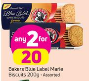 Bakers Blue Label Marie Biscuits-2x200g
