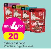 Catmor Cat Food Pouches-4x85g