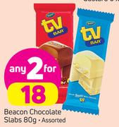 Beacon Chocolate Slabs-2x80g