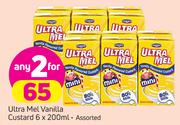 Ultra Mel Vanilla Custard-2x6x200ml