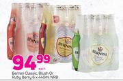 Bernini Classic, Blush Or Ruby Berry NRB-6 x 440ml Each