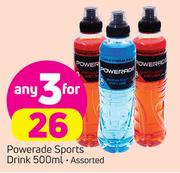 Powerade Sports Drink-3x500ml