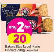 Bakers Blue Label Marie Biscuits-2X200g