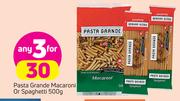 Pasta Grande Macaroni Or Spaghetti-3X500g