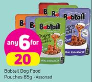 Bobtail Dog Food Pouches-6X85g