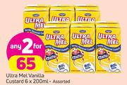 Ultra Mel Vanilla Custard-2X6X200ml