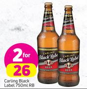 Carling Black Label RB-2X750ml