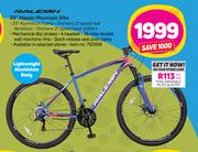 Raleigh 29in mxr mountain bicycle sales