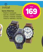 Initial Gents Watches-Each