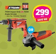 Stramm 710W Impact Drill Or 710W Angle Grinder-Each