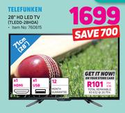 Telefunken 28" HD LED TV TLEDD-28HDA