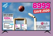 LG 55" UHD Smart LED TV 55UK6300