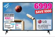 LG 49" UHD Smart TV 49UK6300PVB