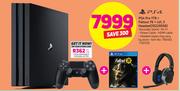 PS4 Pro 1TB + Fallout 76 + LVL 3 Headset