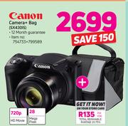 Canon Camera + Bag SX430IS