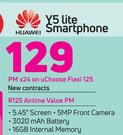 Huawei Y5 Lite Smartphone 4G-On uChoose Flexi 125