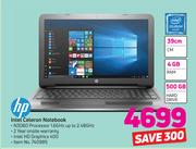 HP Intel Celeron Notebook