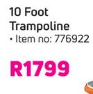 Bounce King 10 Foot Trampoline