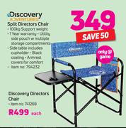 Discovery Adventures Directors Chair-Each