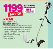 Ryobi Line Trimmer 25cc Split Shaft 2 Stroke