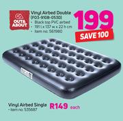 Out & About Vinyl Airbed Double F03-910B-053D