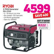 Ryobi 2.7KW Generator RG-2700