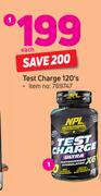 NPL Test Charge 120's-Each
