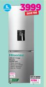 Hisense 299Ltr B F Fridge Metallic H2299BI-WD