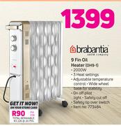 Brabantia 9 Fin Oil Heater OH9-1