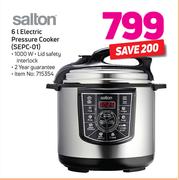 Salton 6Ltr Electric Pressure Cooker SEPC-01