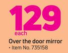 Over The Door Mirror-Each