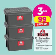 Big Jim 25Ltr Storage Box-For 3