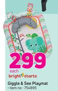 Bright Starts Giggle & See Playmat-Each